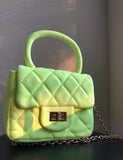 mini neon purse