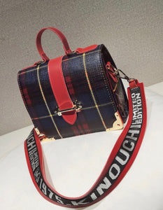 Retro 90’s Plaid Box Bag